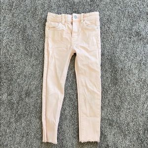 Size 5 pink cotton on kids skinny jeans